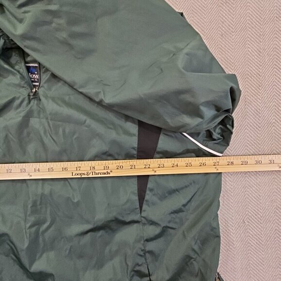 Holloway 1/4 Zip Pullover Men's XL Green Black LS Jersey Lined New NWT Athletic - Picture 13 of 16